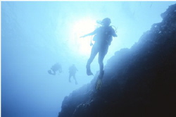 Pinnacle diving the wonderful Kona side of the Big Island... by Robert Fleckenstein 